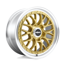 Load image into Gallery viewer, Rotiform R156 LSR Wheel 19x8.5 5x112 35 Offset - Matte Gold Machined