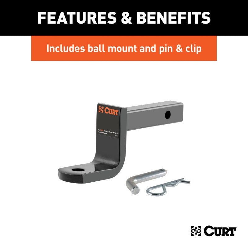 Curt 95-05 Hyundai Accent Sedan & Hatchback Class 1 Trailer Hitch w/1-1/4in Ball Mount BOXED